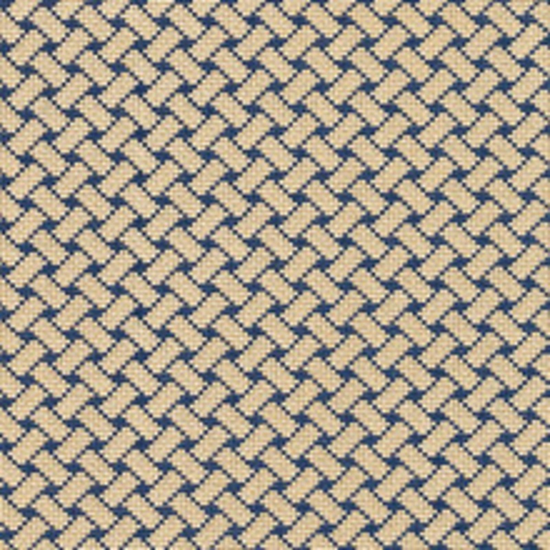 Schumacher Fabric Bristol Weave Blue 63396