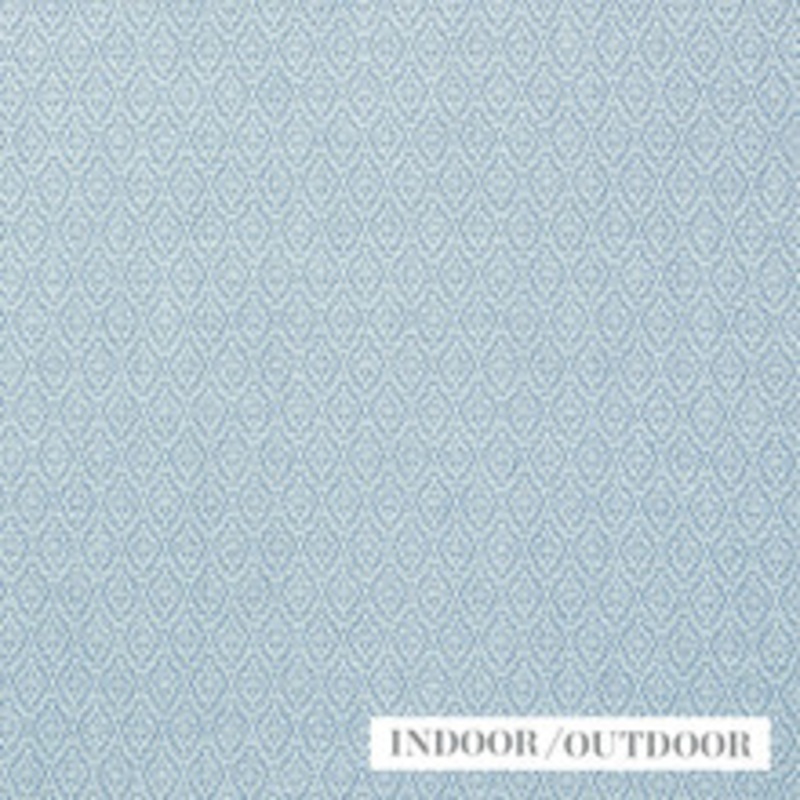 Schumacher Fabric Diamond Weave Sky 73844