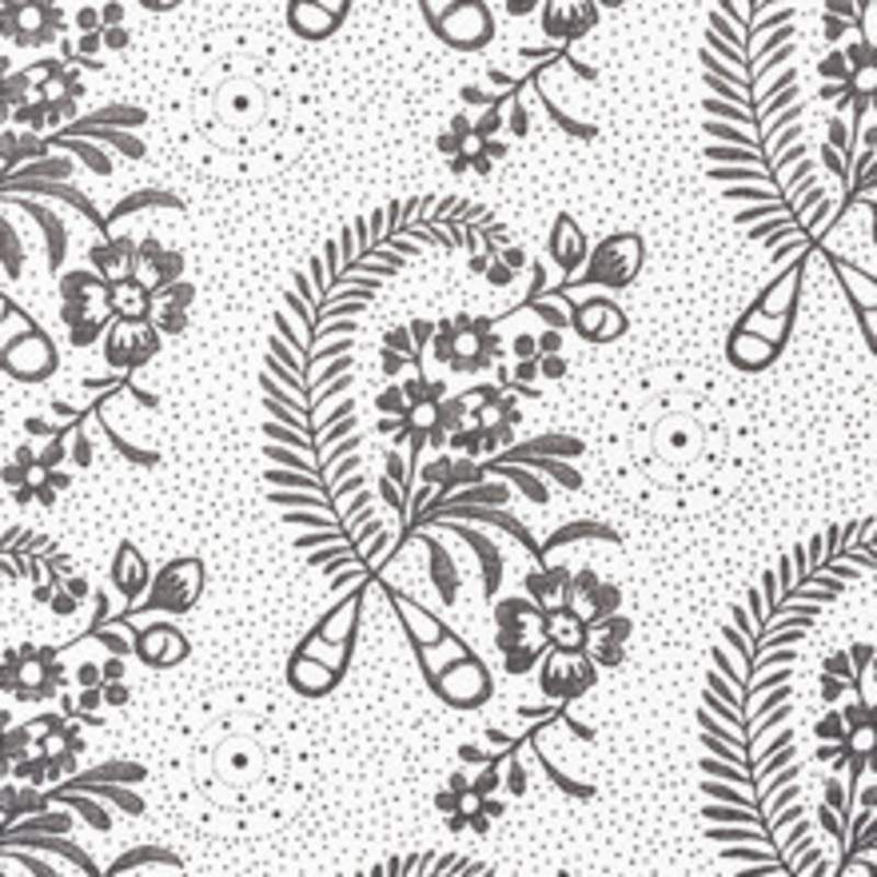 Schumacher Fabric Millicent Blackwork 177211