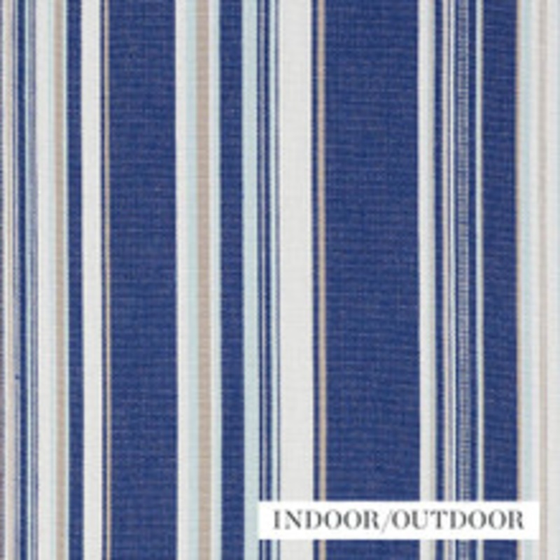 Schumacher Fabric Ponderosa Stripe Blue 76630