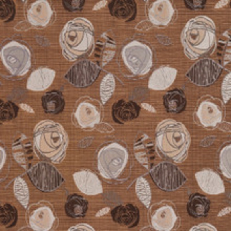 Charlotte Fabric 1373 Nutmeg Bloom