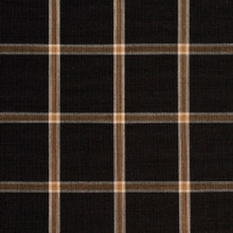 Charlotte Fabric D138 Onyx Windowpane
