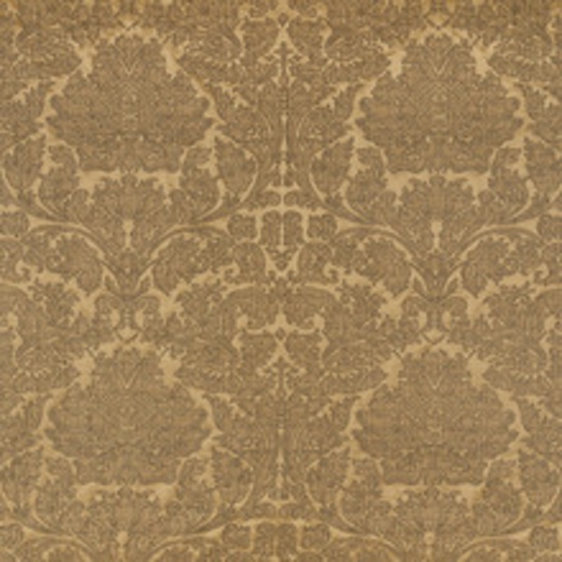 Schumacher Fabric Belice Damasco Antique Gold 71482