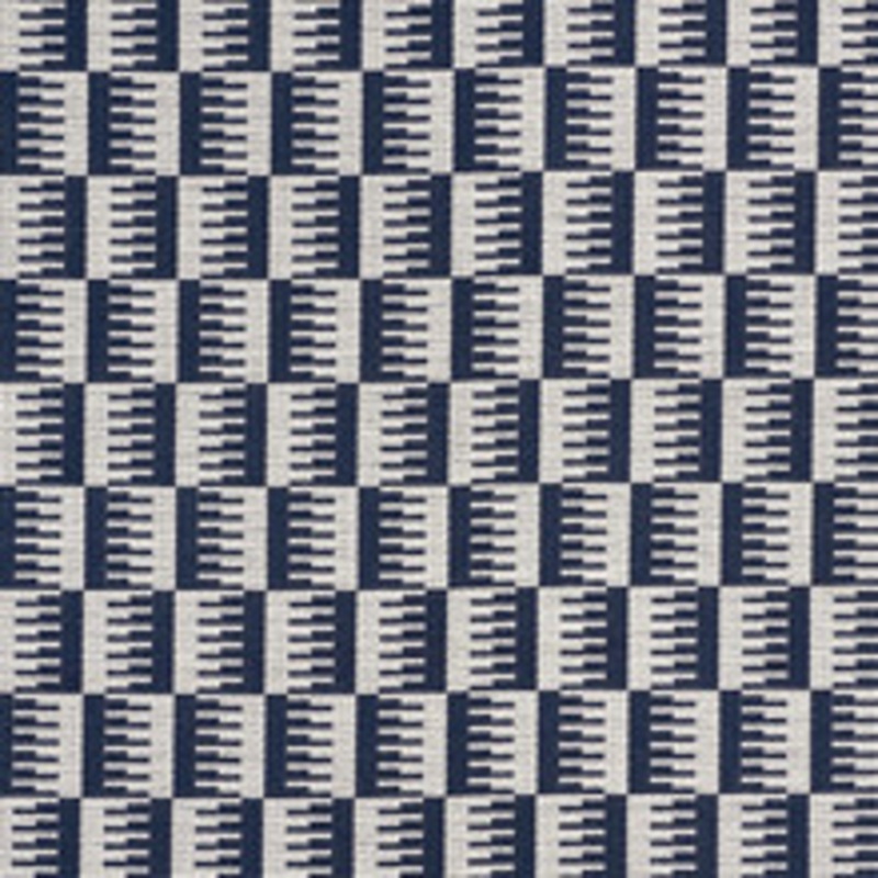Schumacher Fabric Dovetail Navy 73320