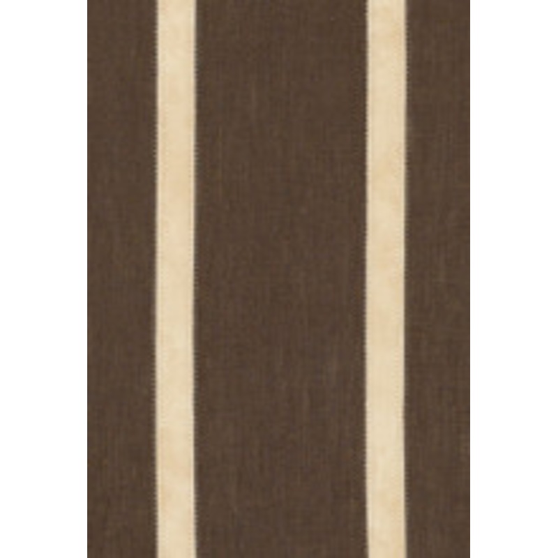 Schumacher Fabric Leather Stripe Cocoa 62512