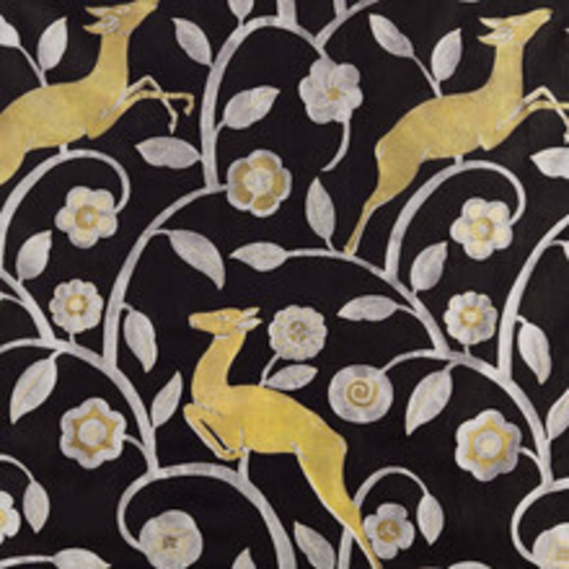 Schumacher Fabric Les Gazelles Au Bois Noir 68910