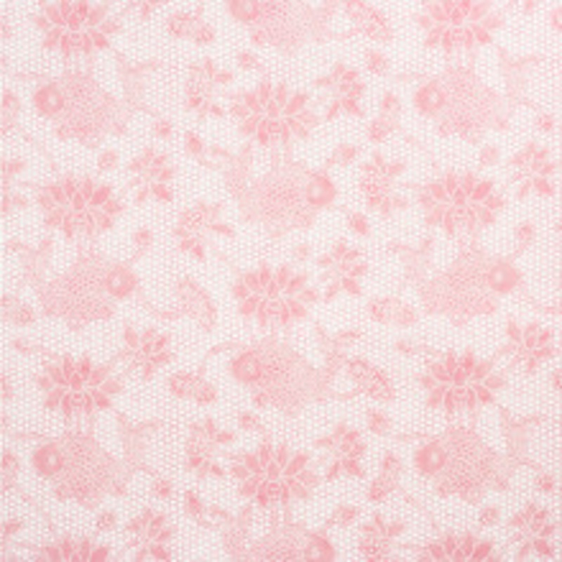 Schumacher Fabric Lotus Batik Pink 177792