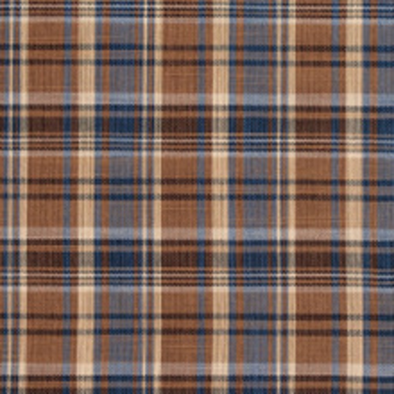 Charlotte Fabric D106 Indigo Plaid