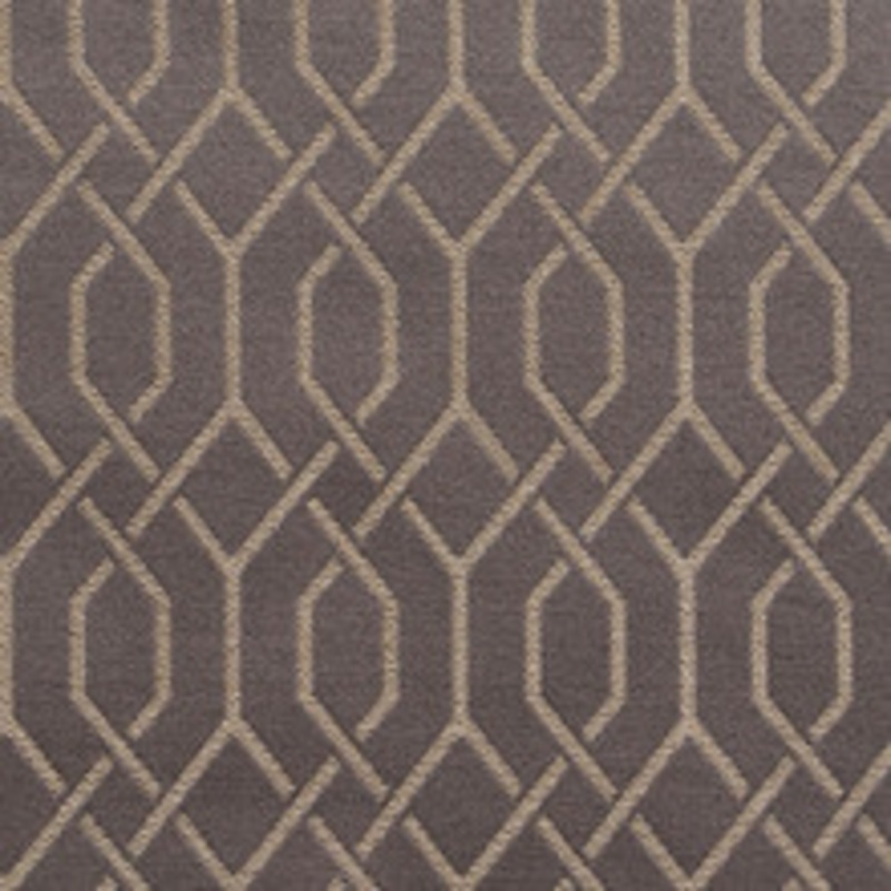 Charlotte Fabric D187 Pewter Lattice
