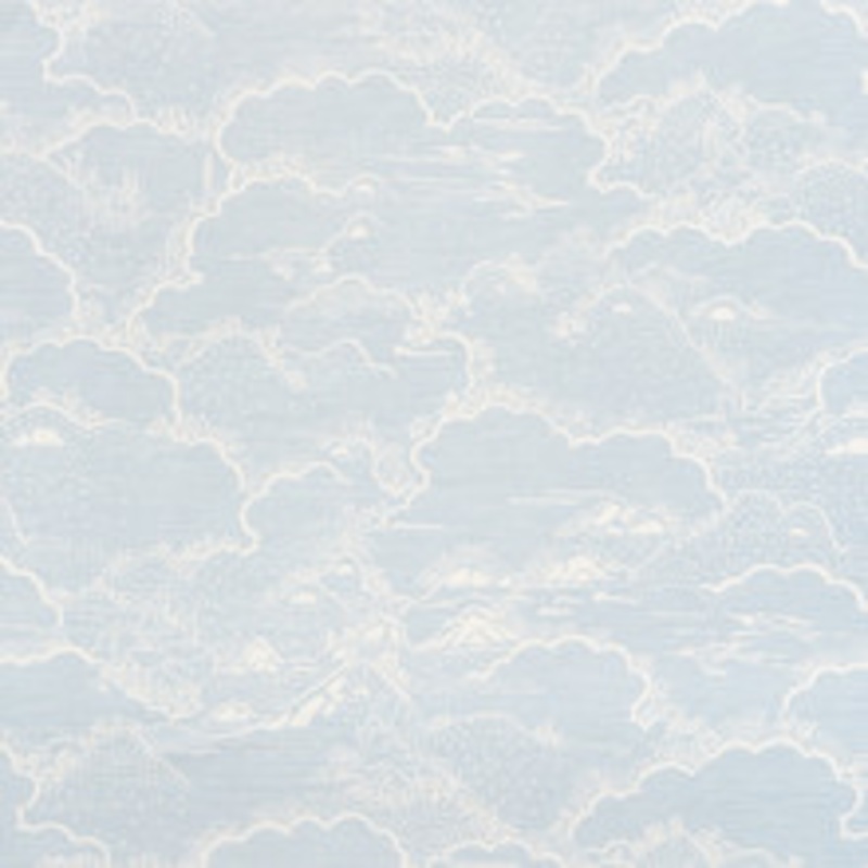 Schumacher Fabric Kumo Village Sky 177521