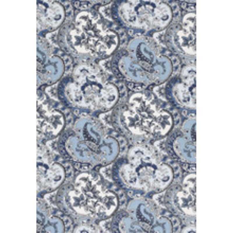 Schumacher Fabric Pickfair Paisley Pacific 175553