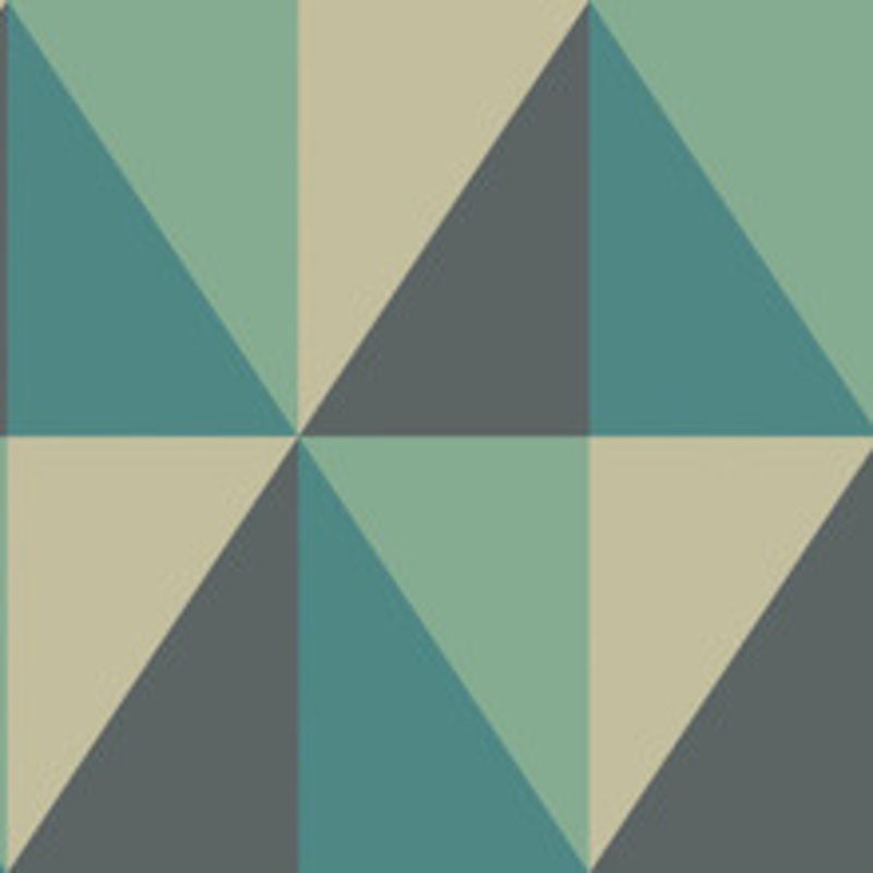 Cole & Son Wallcovering Apex Grand Teal