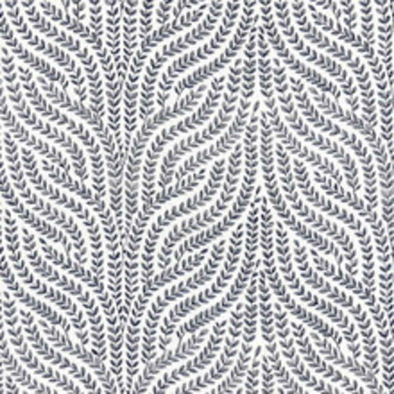 Scalamandre
 Fabric Willow Vine Embroidery/Navy Sc 000327125