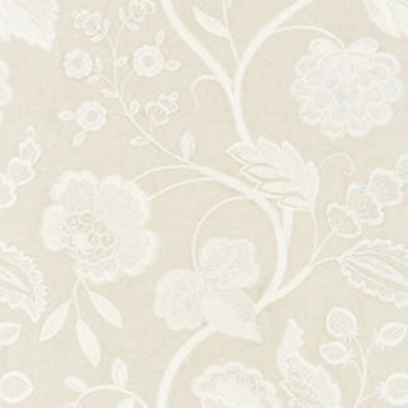Scalamandre
 Fabric Kensington Embroidery/Flax Sc 000127151