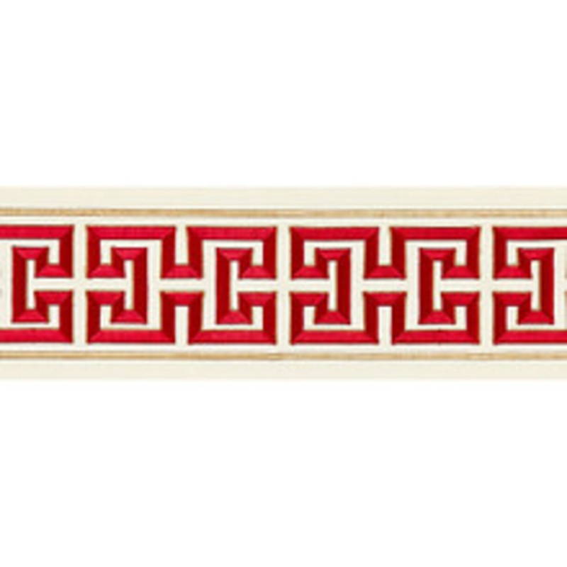 Scalamandre
 Trim Imperial Embroidered Tape/Lacquer Sc 0006T3280