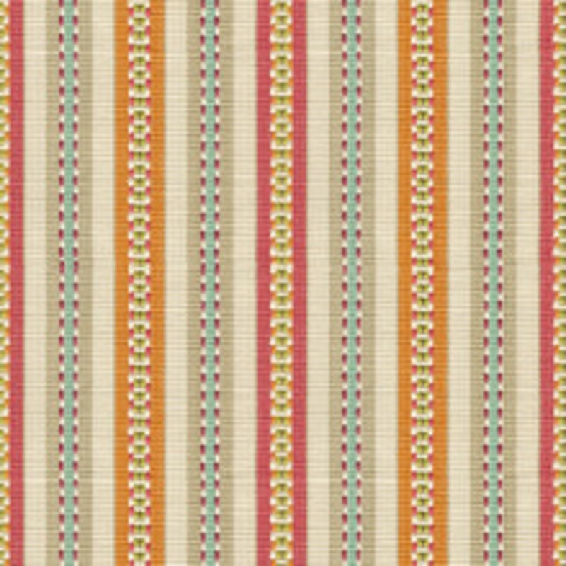 Baker Lifestyle Fabric Prasana Fuchsia/Sienna