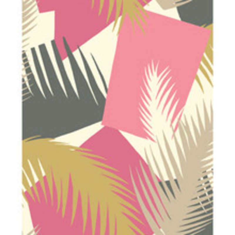 Cole & Son Wallcovering Deco Palm Pink