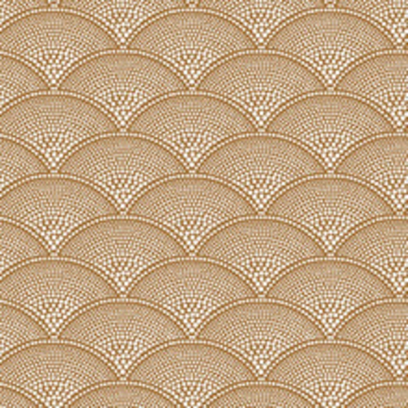 Cole & Son Fabric Feather Fan Crm Gingr