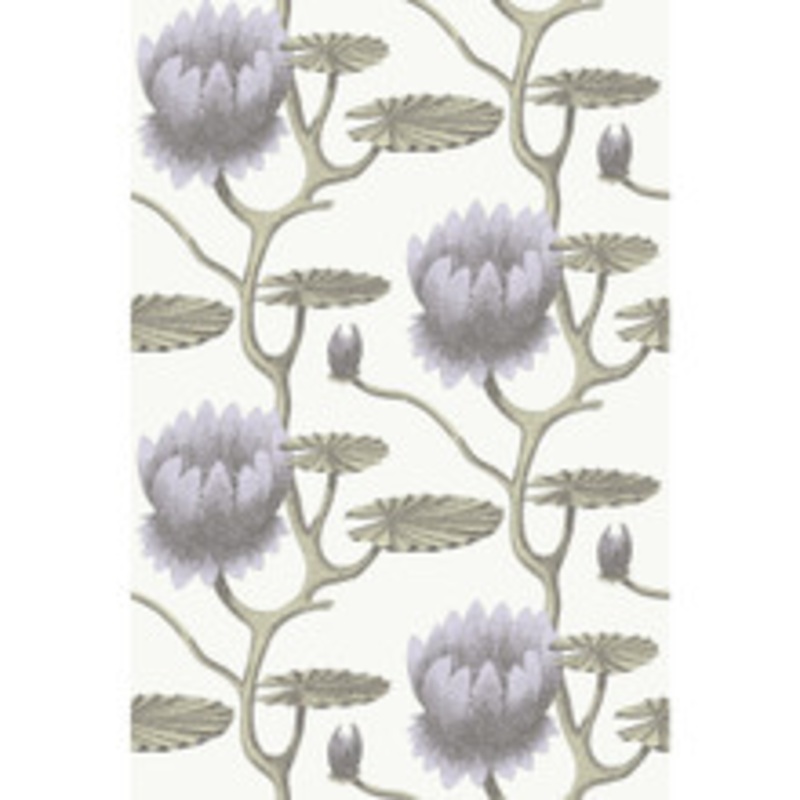 Cole & Son Wallcovering Summer Lily Lilac/Grn/Wt