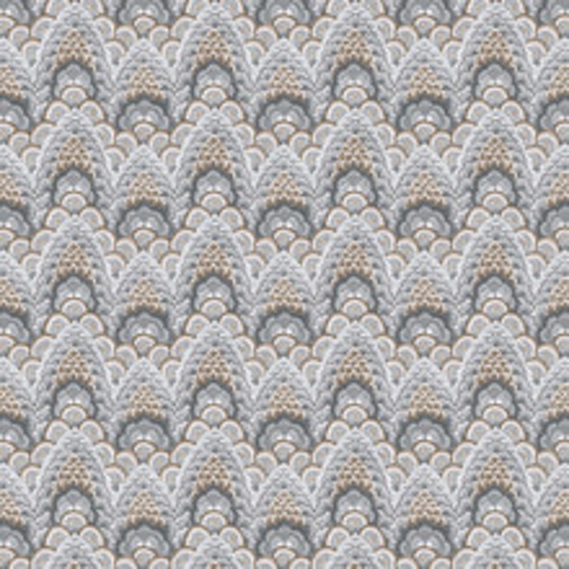 Gaston Y Daniela Fabric Ganges Tabaco/Gris