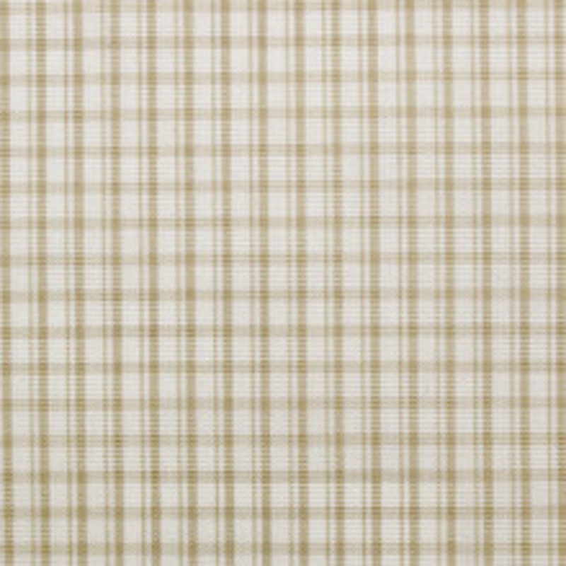 Scalamandre
 Fabric Astor Check/Straw Sc 000626983