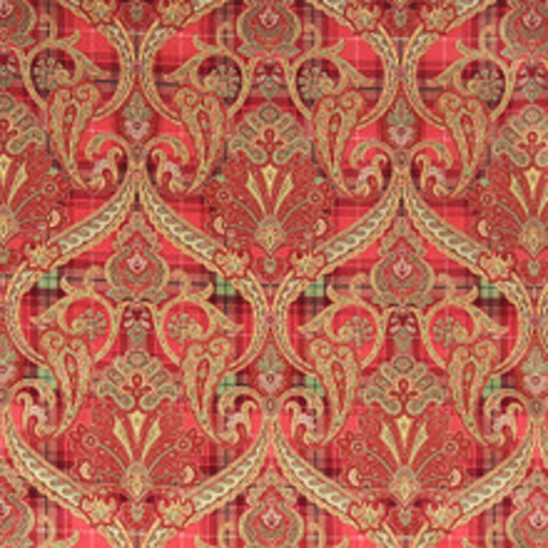 Scalamandre
 Fabric Highland Fling/Reds & Pink Sc 000116316