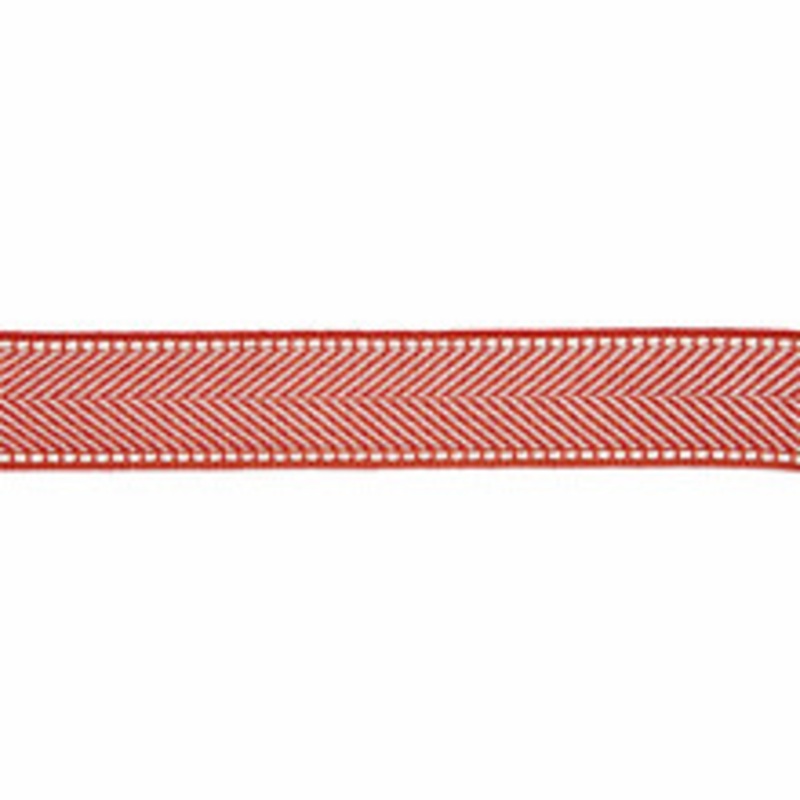 Scalamandre
 Trim Montauk Herringbone Tape/Coral Sc 0008T3285