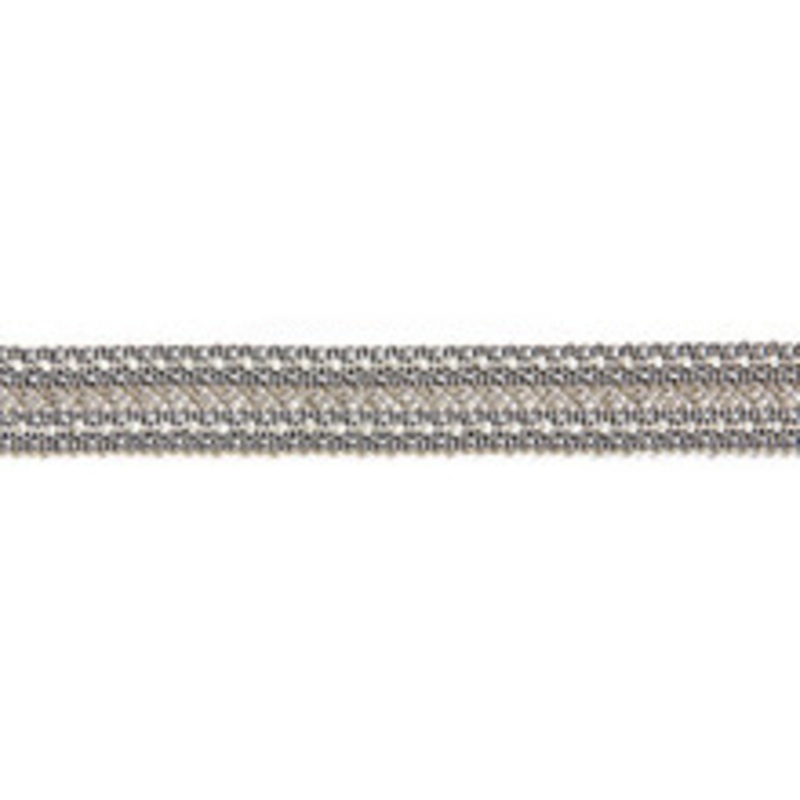 Scalamandre
 Trim Selena Gimp Braid/Zinc Sc 0002V1240
