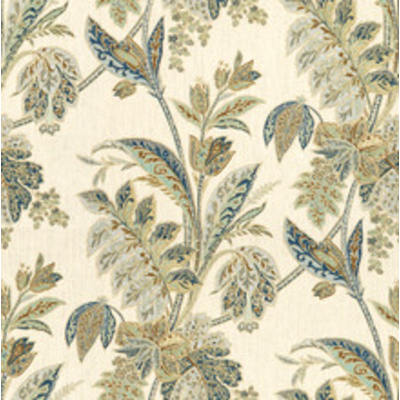 Baker Lifestyle Fabric Ishana Indigo/Sky
