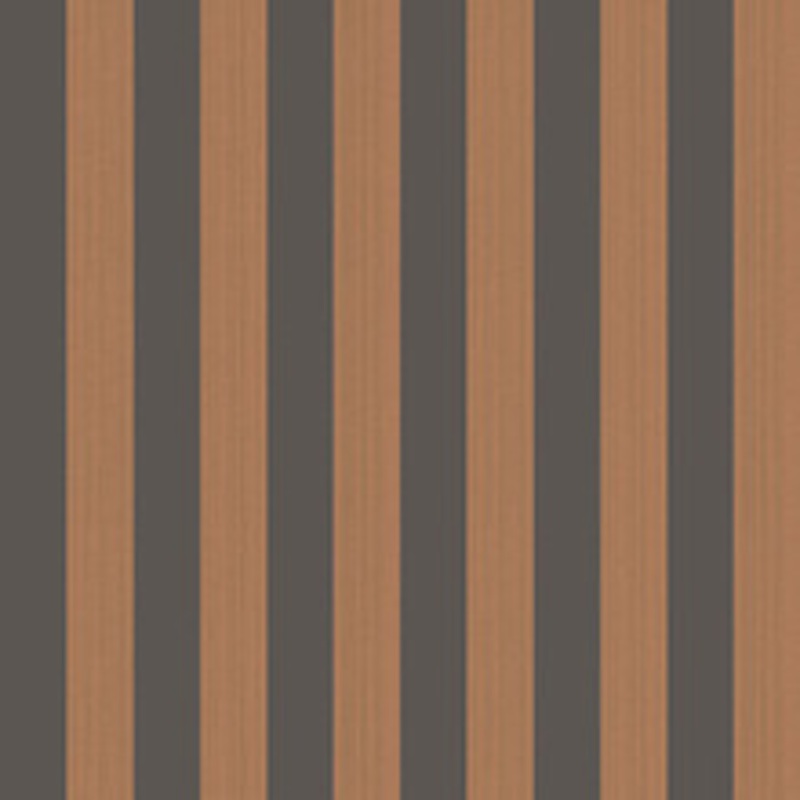 Cole & Son Wallcovering Regatta Stripe Tan + Black