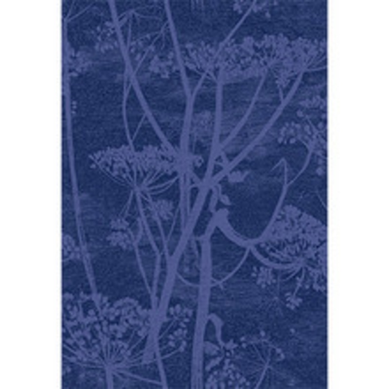 Cole & Son Fabric Cow Parsley Hyacinth & Ink