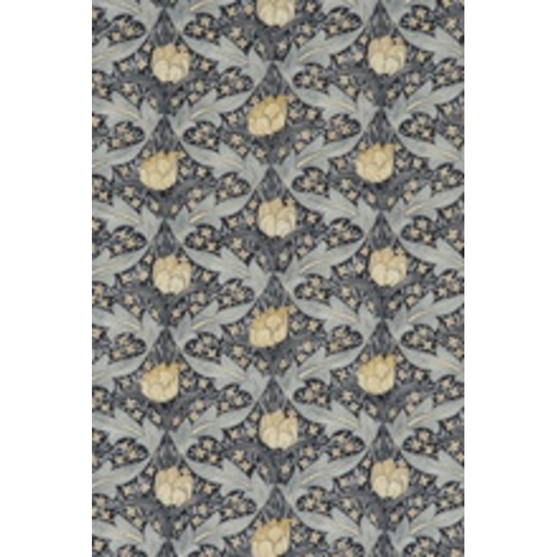 G P & J Baker Fabric Tulip & Jasmine Indigo/Ivory