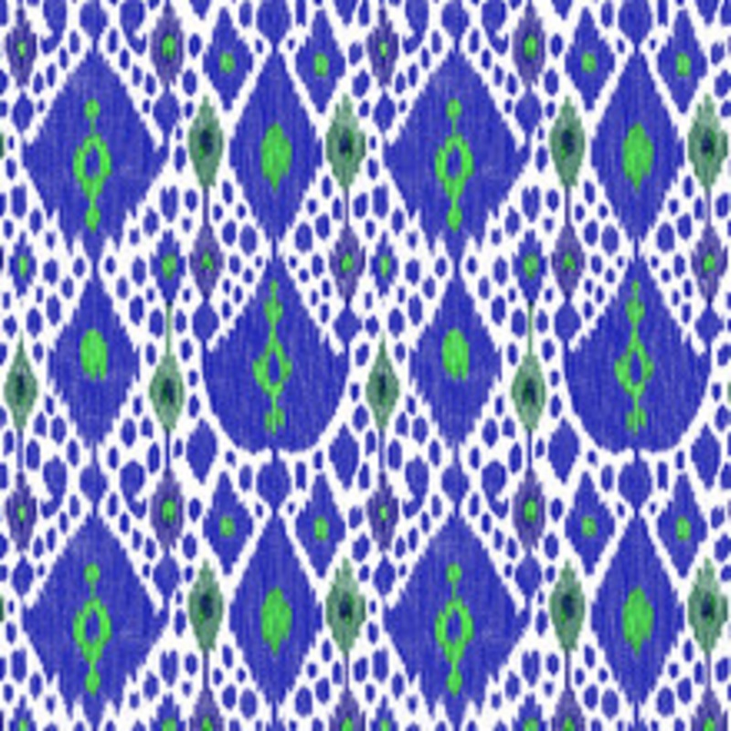 Gaston Y Daniela Fabric Ikat Azul