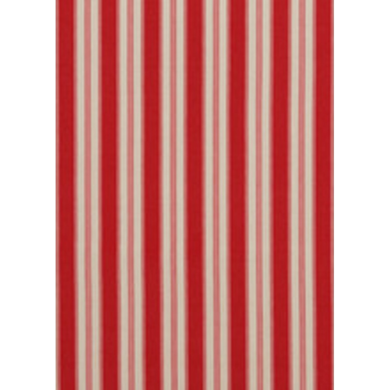 Baker Lifestyle Fabric Tango Ticking Red