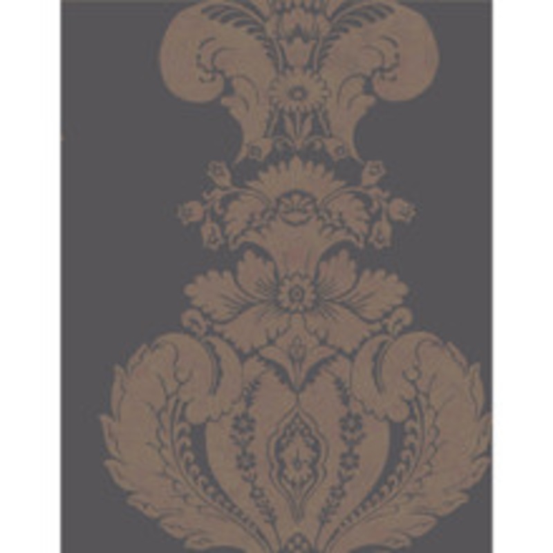 Cole & Son Wallcovering Baudelaire Black And Bronze