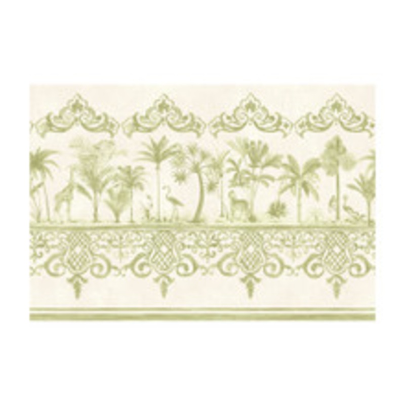 Cole & Son Wallcovering Rou Border Old Olive