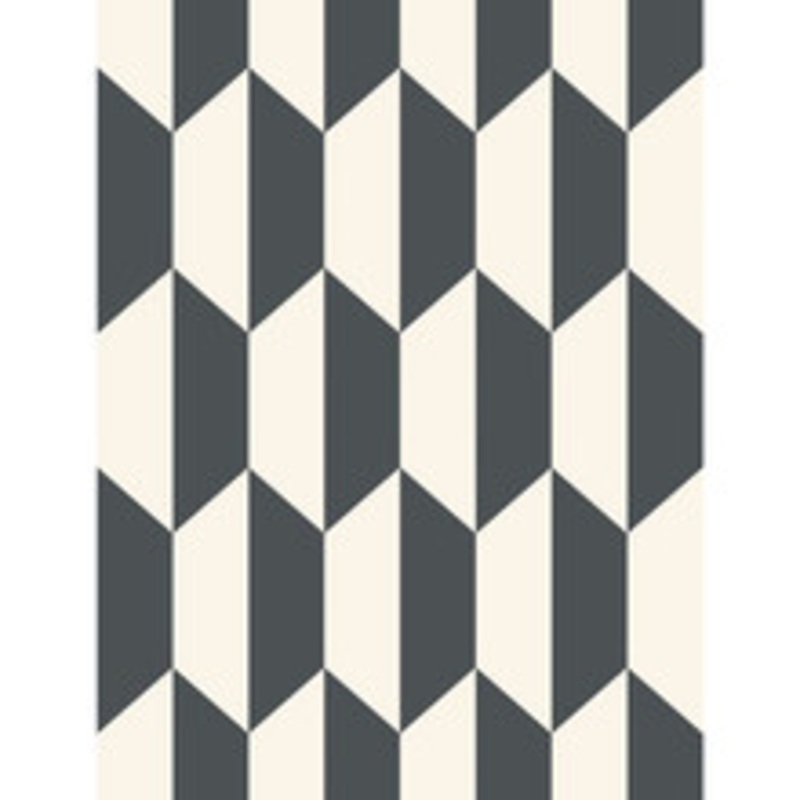 Cole & Son Wallcovering Tile Black And White