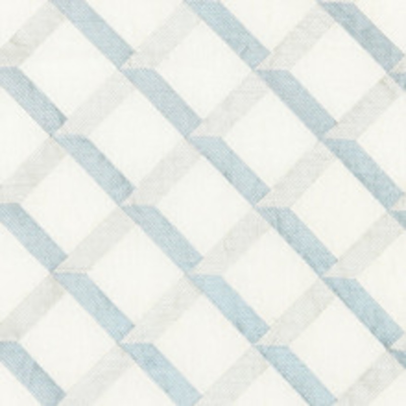 Scalamandre
 Fabric Lattice Embroidery/Water Sc 000227090