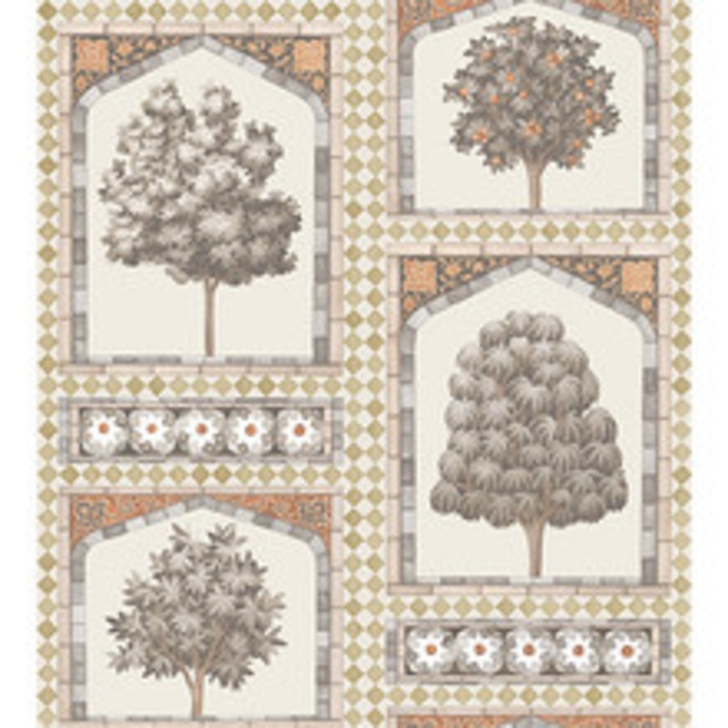 Cole & Son Wallcovering Sultan’S Palace Gold & Spice