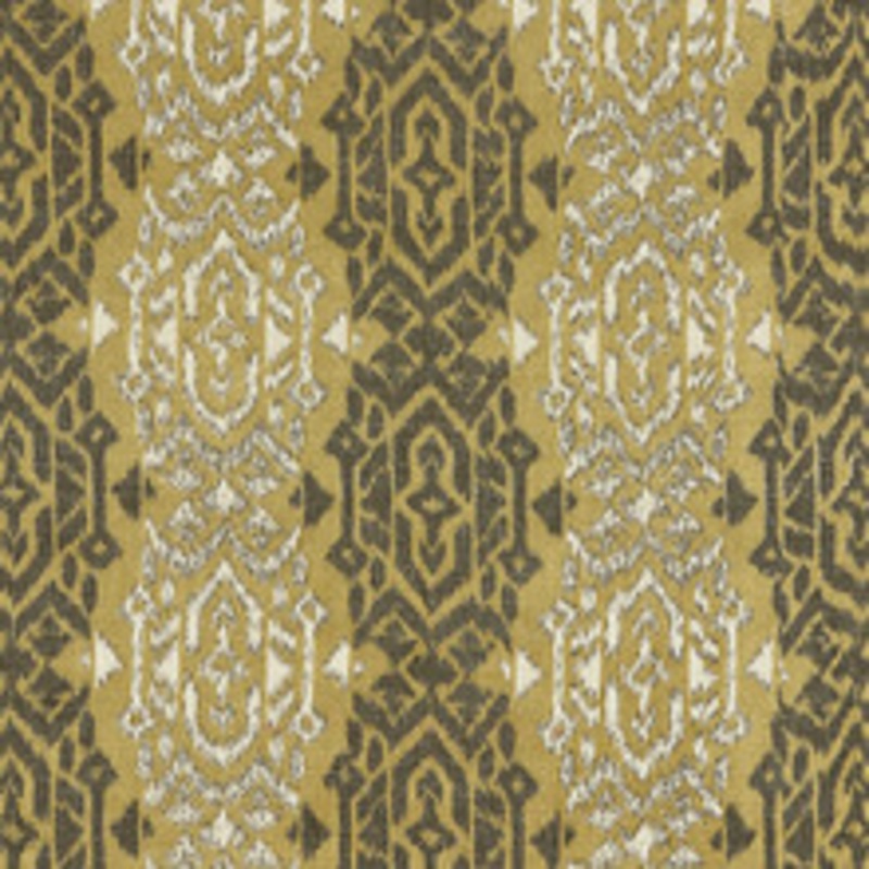 Scalamandre
 Fabric Sumatra Ikat Weave/Golden Wheat Sc 000227167