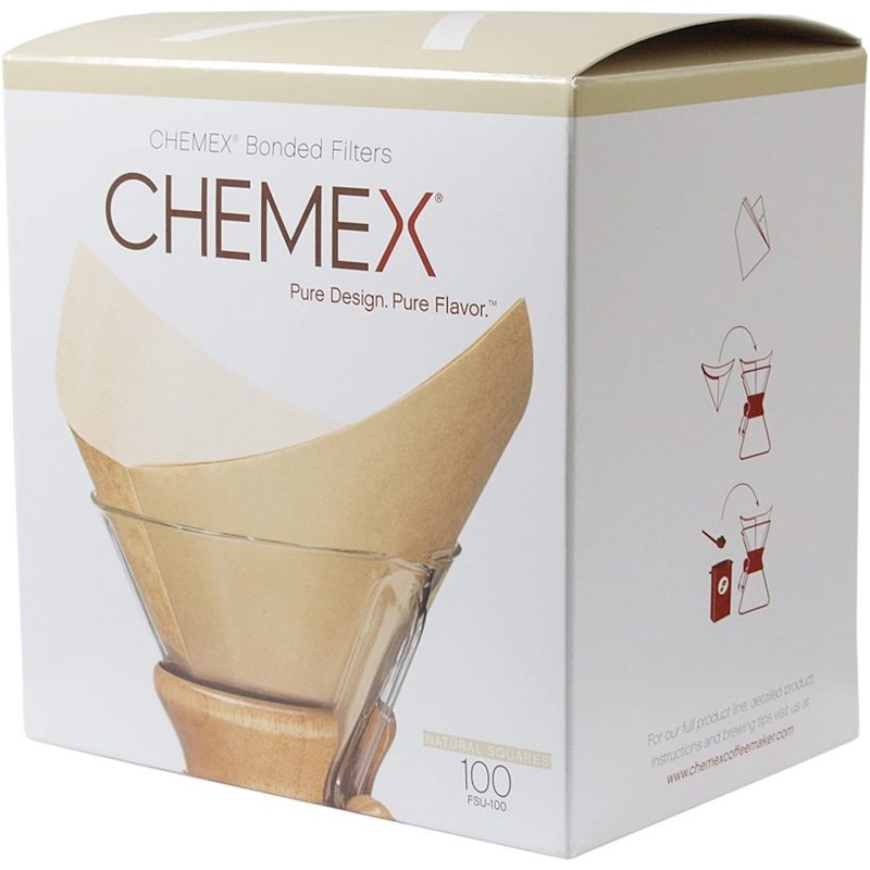 Chemex Bonded Filter – Natural Square – 100 ct | Bigbigmart.com
