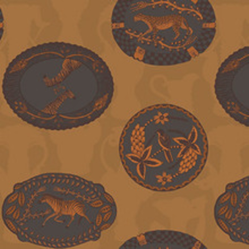 Cole & Son Wallcovering Matrinah Ochre