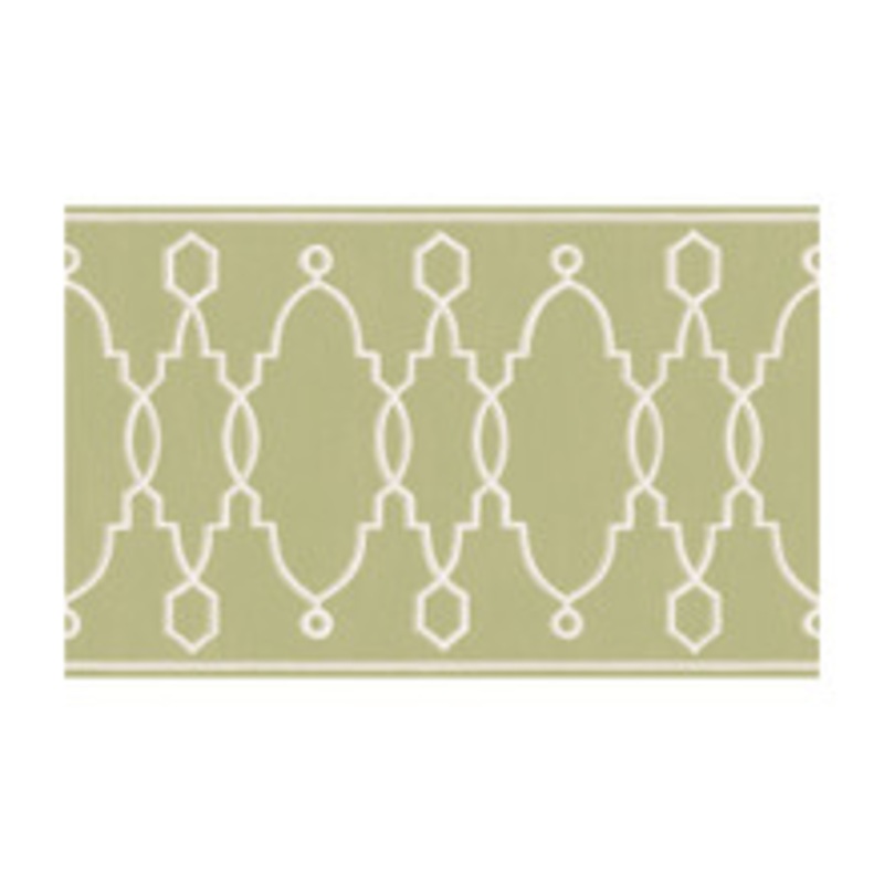 Cole & Son Wallcovering Parterre Border Leaf Green