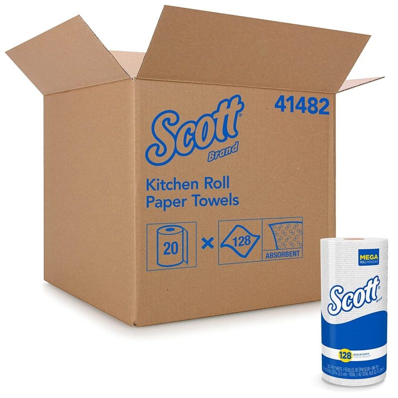 Scott Kitchen Paper Towels, Fast-Drying Absorbency Pockets, 20 Rolls | Bigbigmart.com