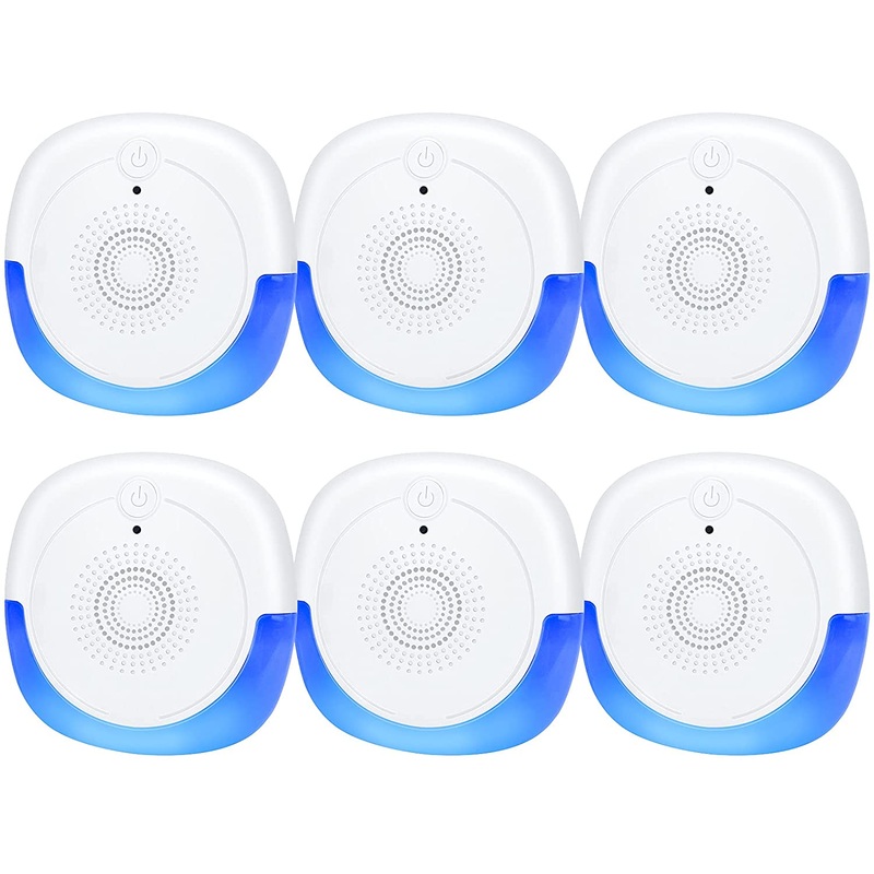 Ultrasonic Pest Repeller 6 Packs, Electronic Plug in Indoor, Indoor Pest Control | Bigbigmart.com