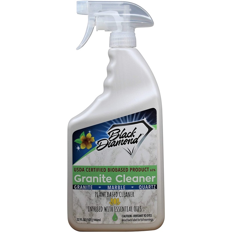 Black Diamond Stoneworks Granite Counter Cleaner: USDA Certified BIOBASED 32oz | Bigbigmart.com