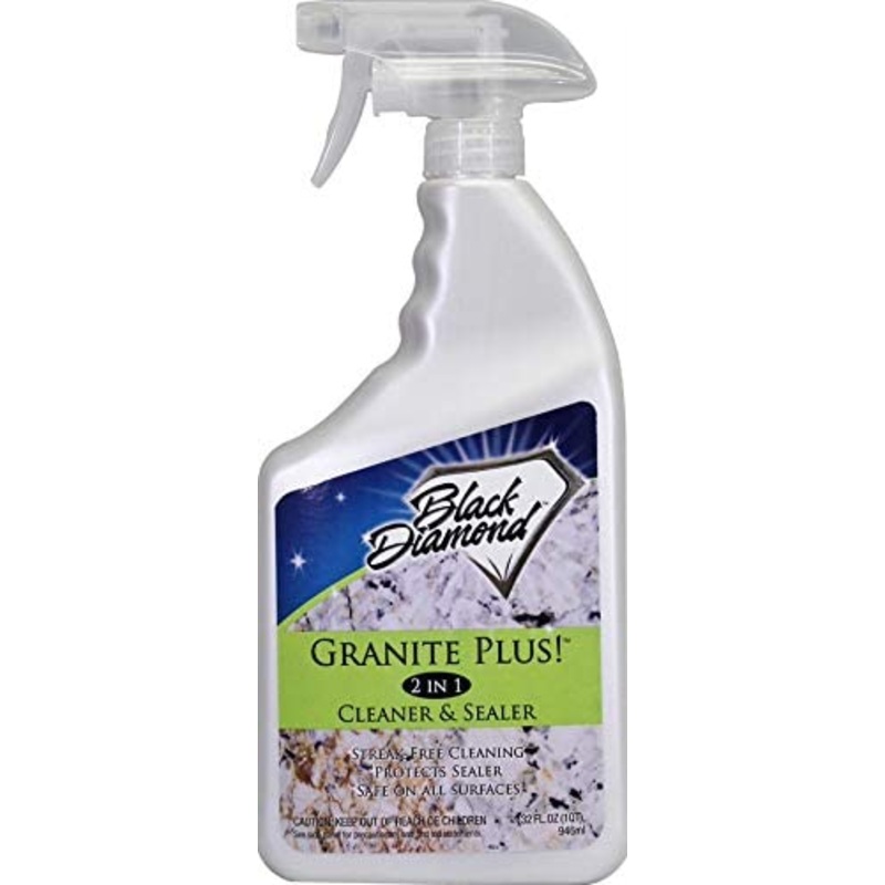 Black Diamond Stoneworks GRANITE PLUS! 2 in 1 Cleaner & Sealer, 1-Quart | Bigbigmart.com