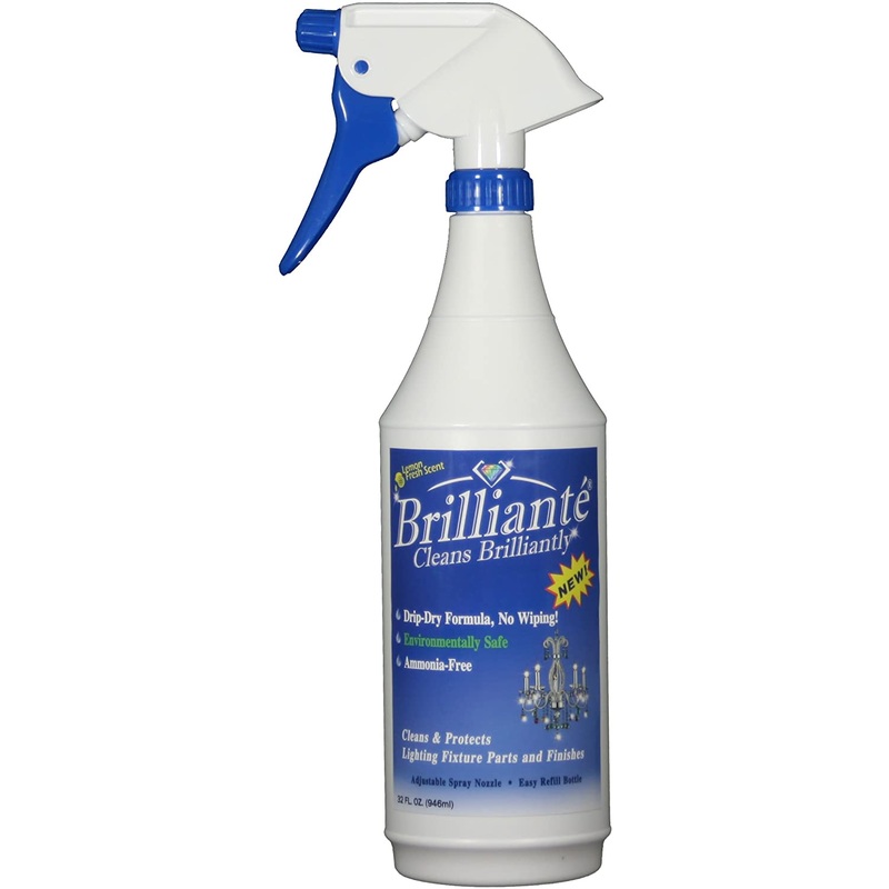 BRILLIANT Crystal Chandelier Cleaner Manual Sprayer 32oz | Bigbigmart.com