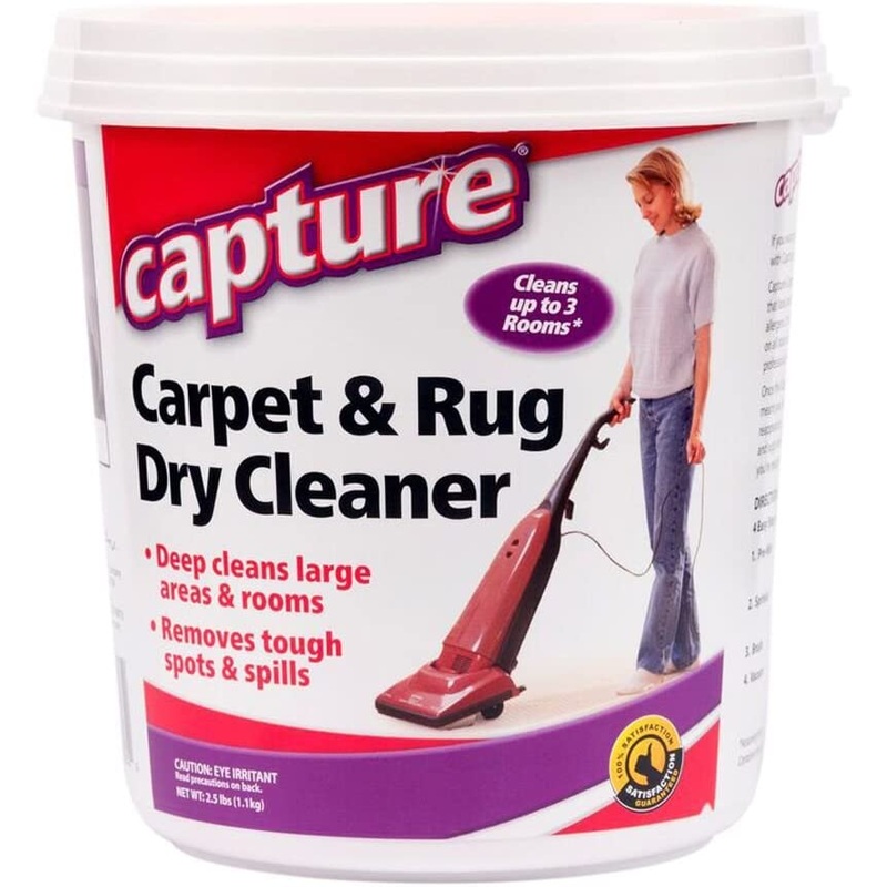 Capture Carpet & Rug Dry Cleaner w/ Resealable lid, 2.5 lb | Bigbigmart.com