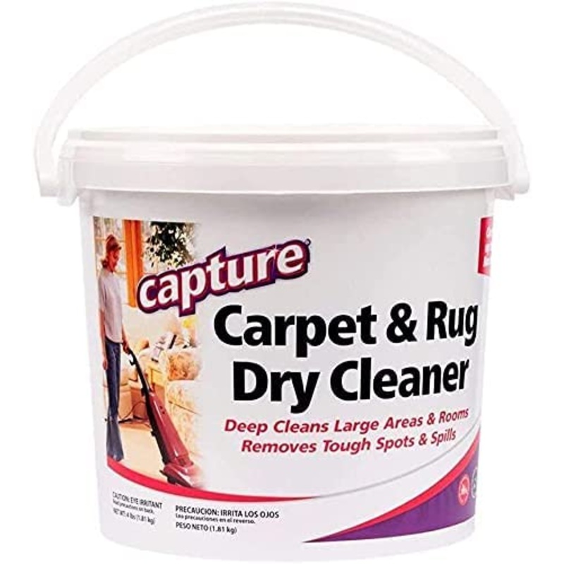 Capture Carpet & Rug Dry Cleaner w/ Resealable lid Strength Odor Eliminator, 4 lb | Bigbigmart.com